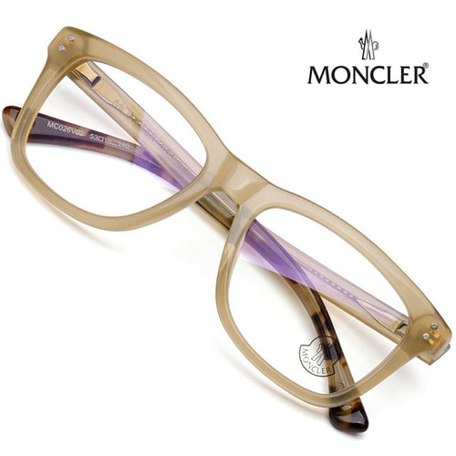 몽클레어 명품 안경테 MC026V02 사각 뿔테