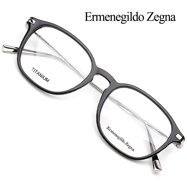 제냐 명품 안경테 EZ5051 001 티타늄 뿔테 가벼운안경