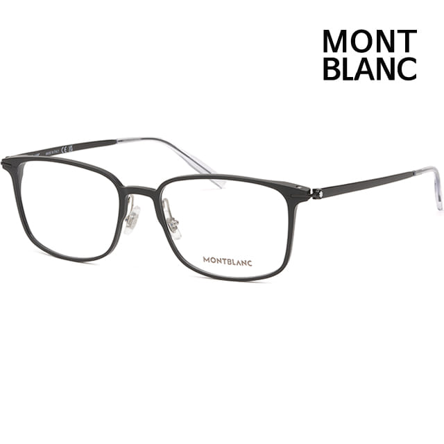몽블랑 안경테 MB0196OK 004 명품 사각 블랙 티타늄