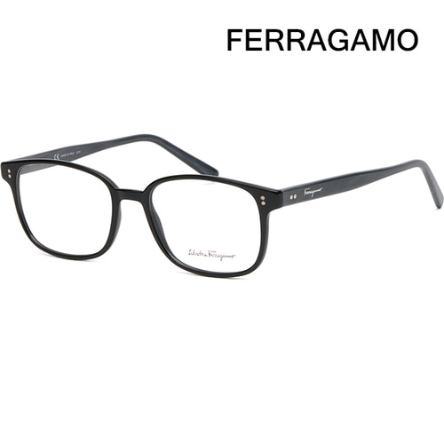 페라가모 안경테 SF2915 004 명품 가벼운 사각 뿔테 블랙